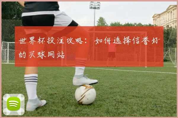 世界杯投注攻略：如何选择信誉好的买球网站